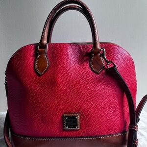 DOONEY AND BOURKE Pebbled Grain Zip Satchel. DOONEY and BOURKE